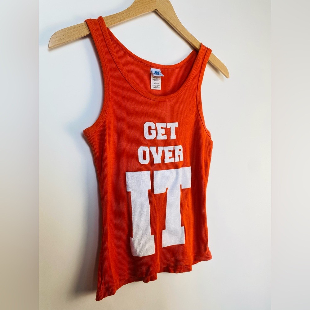Vintage Y2K “Get Over It” Tank,‎ Ragdoll — Rare!
